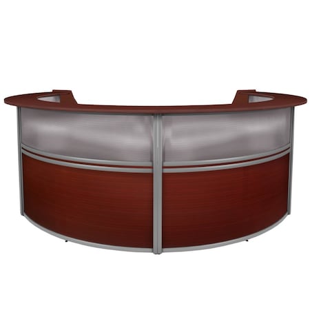 Regency 103 in D X 45.5 in H, 142 in W X Wood, Plexi, Mahogany 77314MH
